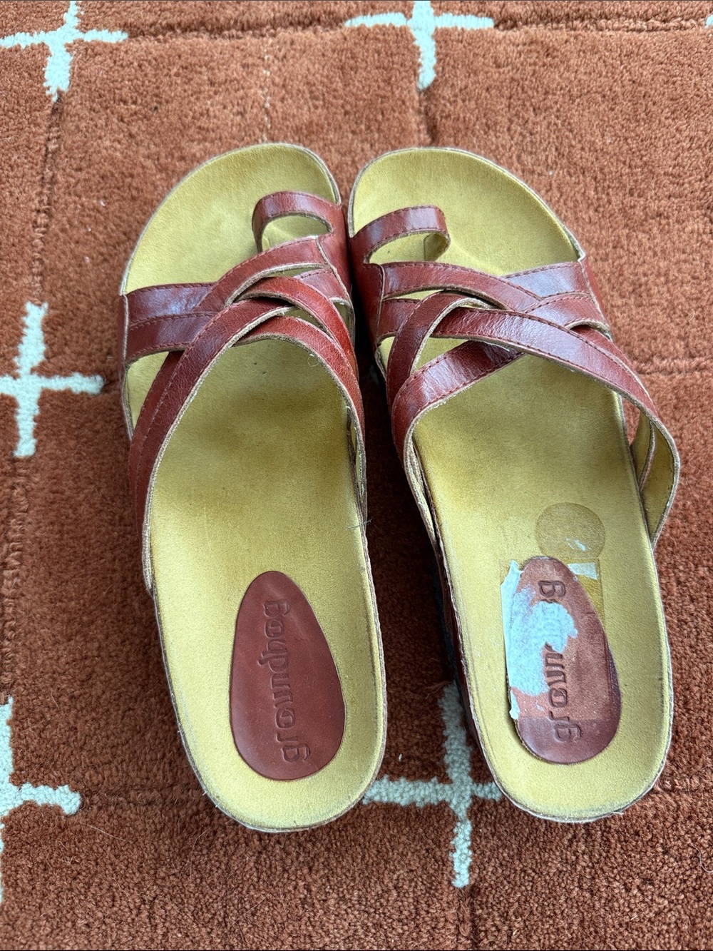 Groundhog Leather Sandals